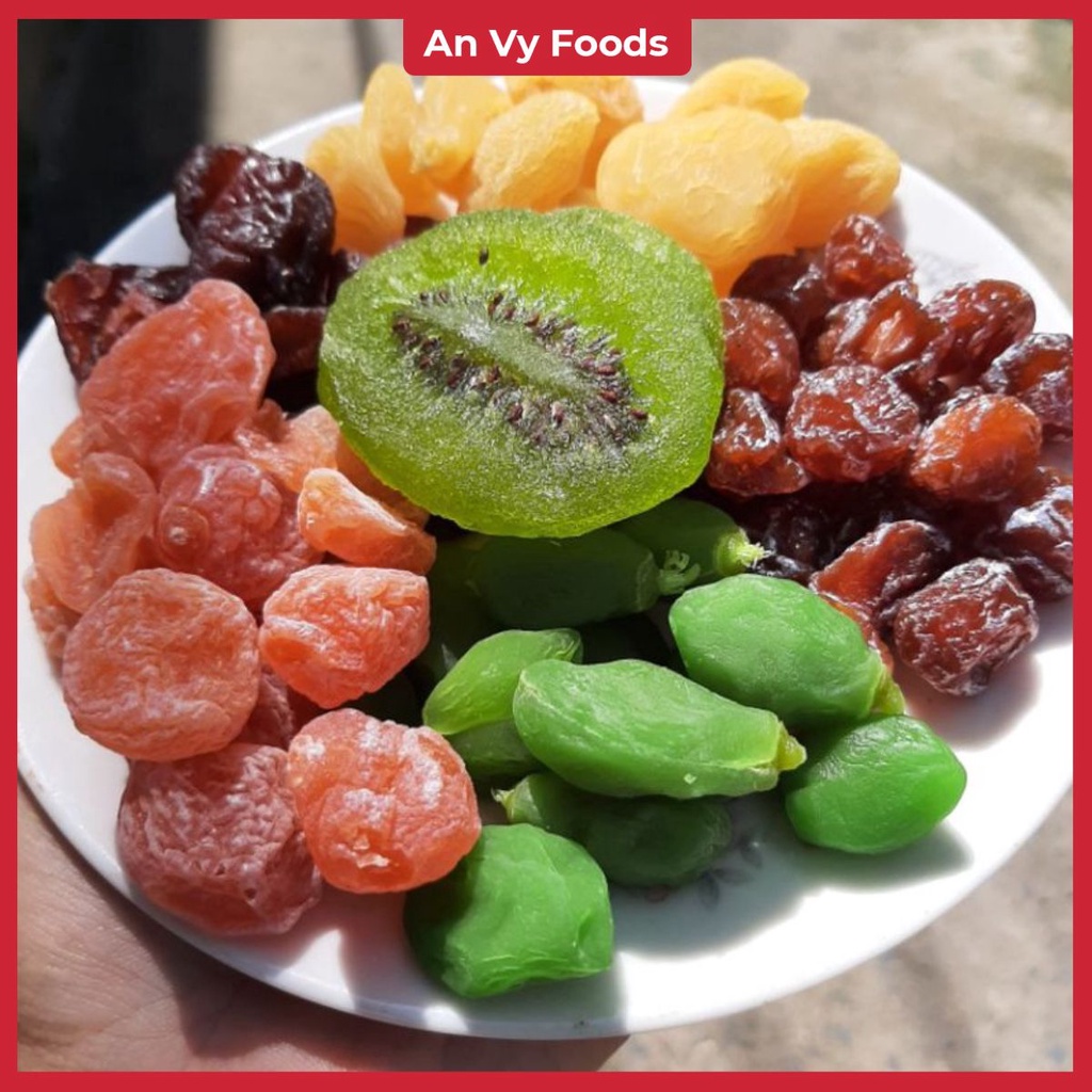 Hộp Mix 6-8 Loại Ô Mai Xí Muội Chua Ngọt [ HÀNG LOẠI 1] 200GR/500GR