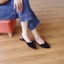 Sandal Dúm Đen Vnxk quai hậu chun