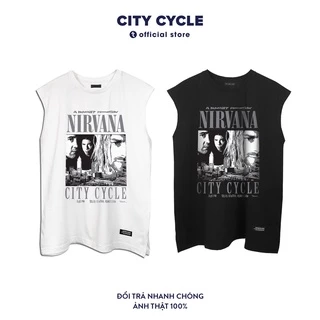 Áo ba lỗ Nirvana unisex form rộng Local Brand - Áo tanktop nam nữ Nirvana City Cycle