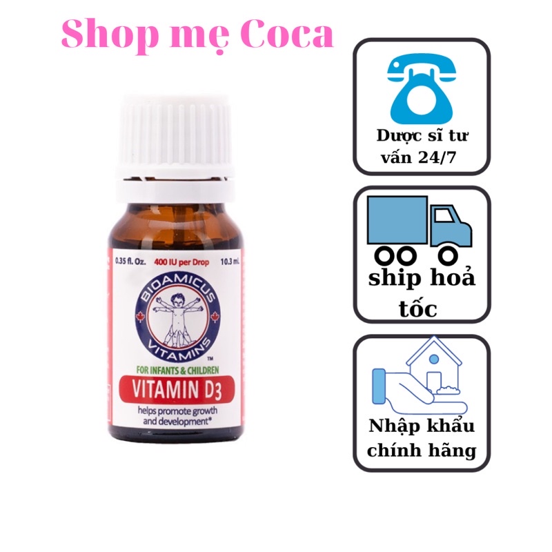 [ CHÍNH HÃNG] Vitamin D3 Bioamicus | Shopee Việt Nam