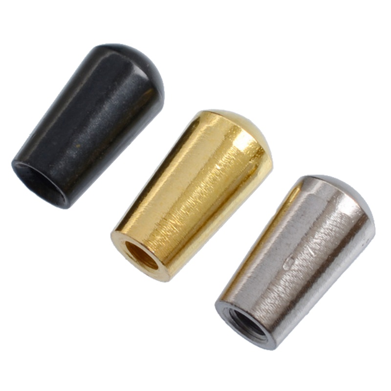 Yoo Guitar Switch Núm Đầu Bên Trong Chủ Đề Bật Tắt Công Tắc Núm Đầu Nút Cho LP Đàn Guitar Điện Phần Thay Thế