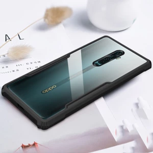 Ốp Acrylic Cho OPPO Reno 2 2Z 2F 3 4 5 6 A8 A31 A53 A32 A33 A53s Reno 8T 4G 5G Reno 6Z Ốp điện thoại Lưỡi Trong Suốt Mặt Sau Chống Sốc Góc Mỏng
