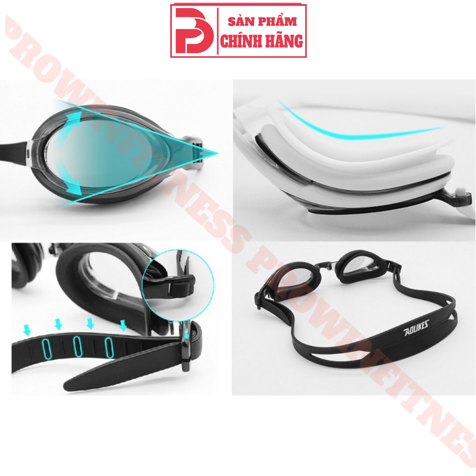 Ảnh Kính bơi Aolikes chống mở tia UV, chống mờ cao cấp tặng hộp đựng 3