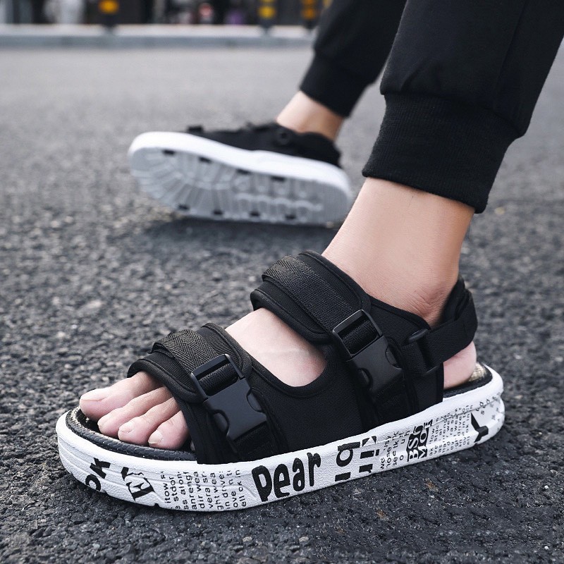 Có 2 Màu) Sandal Nam Đế Chữ 2 Cao Cấp - Dép Quai Hậu Học Sinh Mới Về 2021 |  Shopee Việt Nam