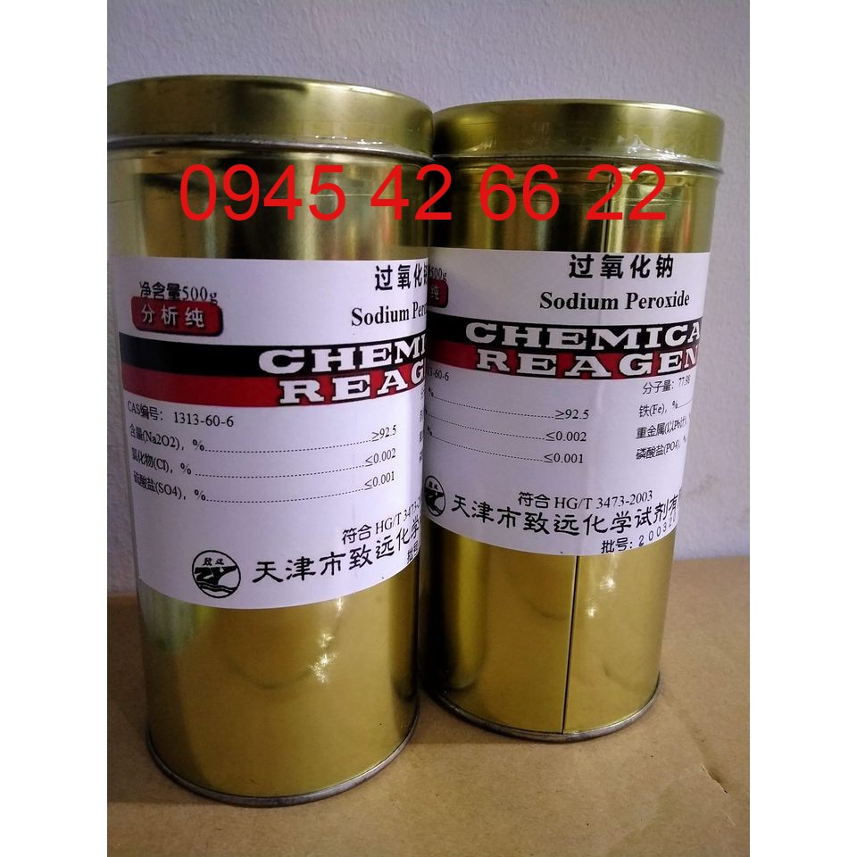 hoá chất thí nghiệm Sodium peroxide - Na2O2 -500g | Shopee Việt Nam