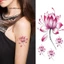 Hình xăm dán hoa sen tạm thời chống nước phong cách nghệ thuật