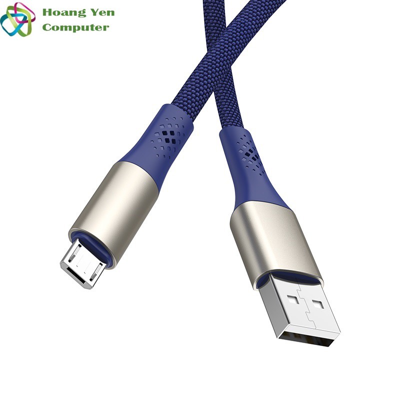 Cáp Sạc MICRO USB Borofone BU7 Dài 1.2M Dây Dù Cho Android - BH 6 Tháng 1 đổi 1 (MÀU SẮC NGẪU NHIÊN)