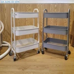 Kệ bỉm sữa Đa Năng 3-4 tầng, có Bánh Xe Đẩy LOẠI 1 (3 màu XANH - TRẮNG - ĐEN) - Gia Dụng Sài Gòn — ảnh 8