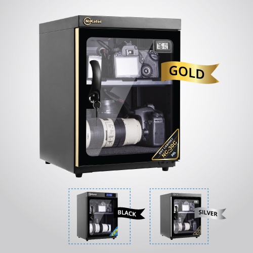 Tủ chống ẩm NC-30S 30 lít nhập khẩu, không gây tiếng ồn, màn hình hiển thị độ ẩm