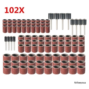 Bộ 102 Tấm Mài Nhám 120 Kèm 1/2 3/8 1/4 Inch