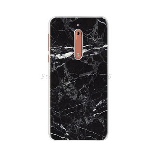 Ốp điện thoại silicon mặt nhám in họa tiết cho Nokia 5 Nokia5 2017 TA-1024 TA-1053 TA-1044
