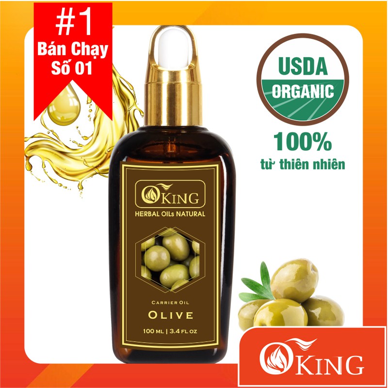 Dầu Oliu Virgin Extra nguyên chất (Olive - EV ) 100ml | Oking Việt Nam