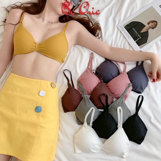 Áo Lót Nữ - Áo Bra Nữ 2 dây nâng ngực thắt nơ quyến rũ mẫu B308 BC_CHIC LINGERIE