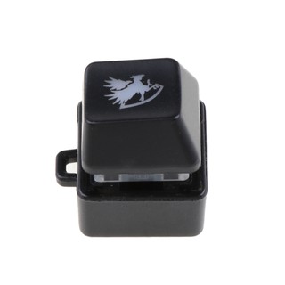 Móc khóa hình nút phím cơ có đèn led RGB độc đáo