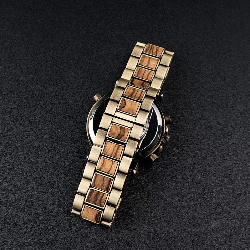 Đồng hồ đeo tay nam vỏ gỗ WoodWatch GT07