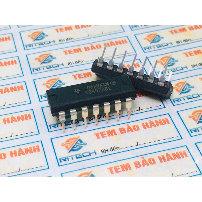 Lot 10 Pièces CD4070BE CD4070BD CMOS Quad Exclusive-OR Gate DIP-14