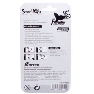 Vỉ bút máy Smartkids SK-CFP004 gồm 1 bút và 6 ống mực Dành cho học sinh cấp 1, tiện dụng, dễ sử dụng