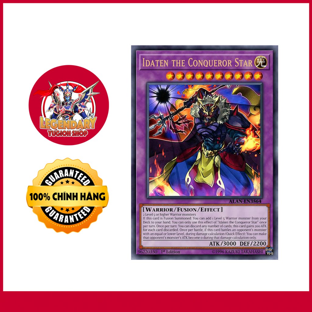 meta decks yugioh 2018 Idaten the Conqueror Star [BLRR-EN039] Ultra Rare – Boutique Le Chevalier main image 1