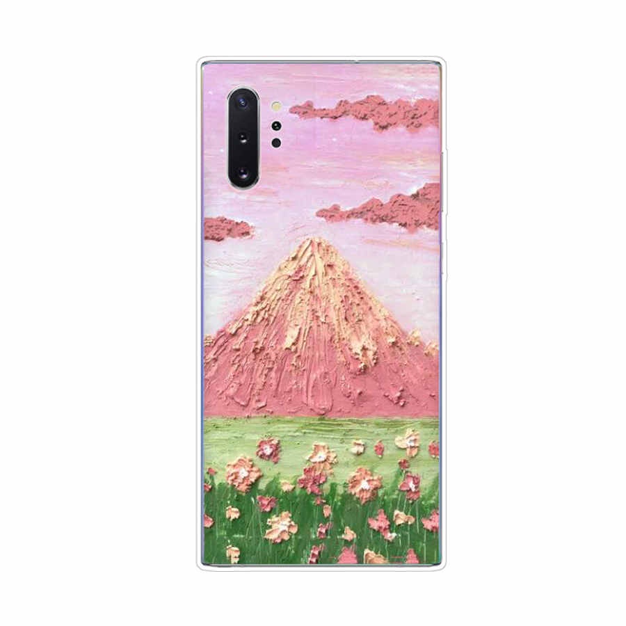Ốp Điện Thoại TPU Dẻo In Họa Tiết Độc Đáo Thời Trang Cho Samsung Galaxy note 9 10 plus