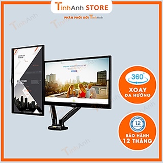 Giá treo hai màn hình NB P160 (17-27 inch) - Xoay 360 độ - Hàng Nhập Khẩu