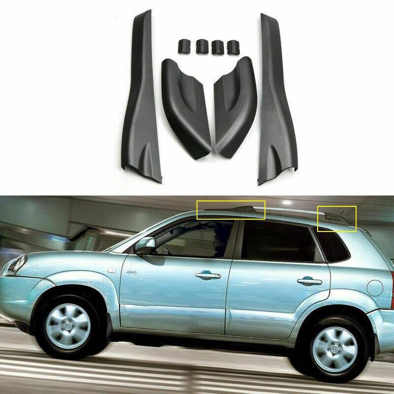 ♠4 Mái Đường Sắt Giá Cuối Vỏ Cho Xe Hyundai Tucson 2004 -2008