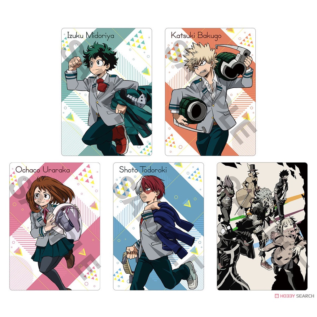 Ảnh card bo góc in hình BOKU NO HERO ACADEMIA ver KHỞI HÀNH Học ...