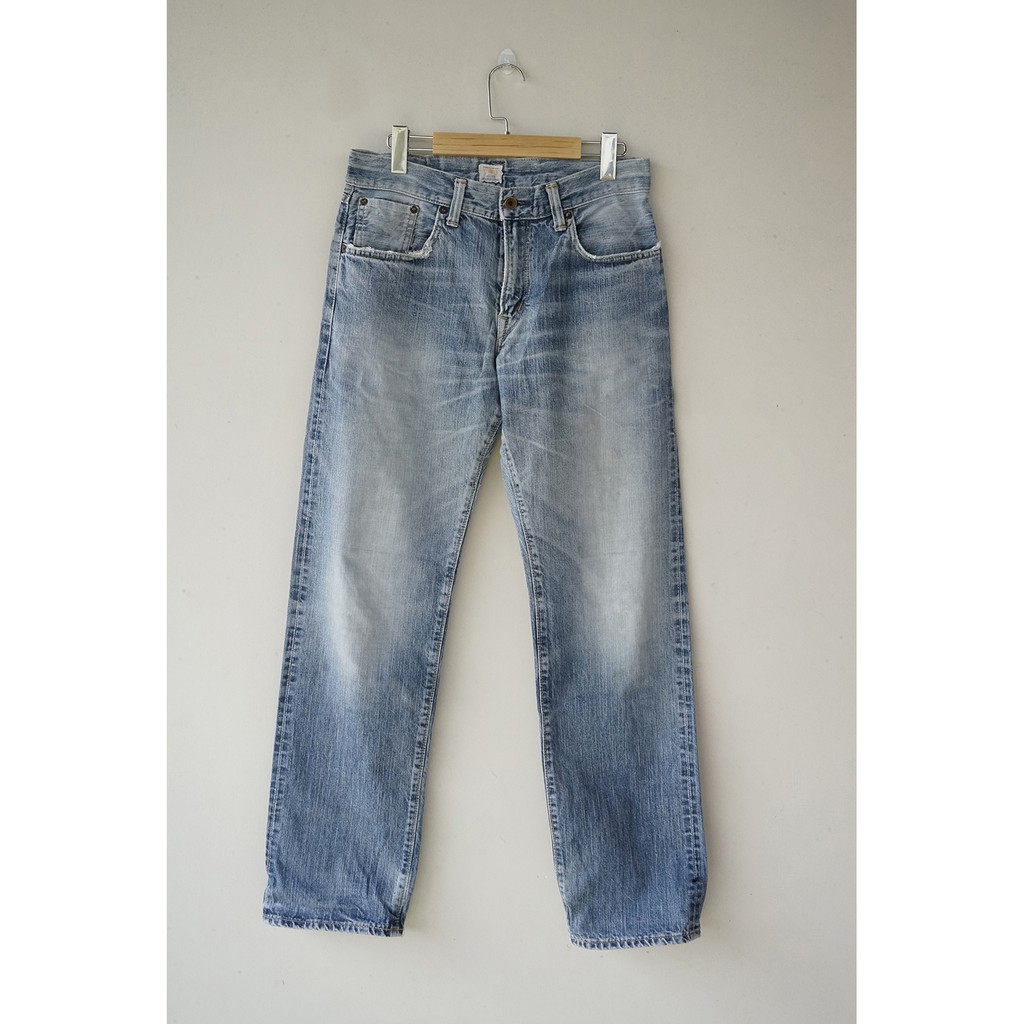 Quần Jean Edwin 505ZX selvedge (lai biên đỏ) 2hand | Shopee Việt Nam