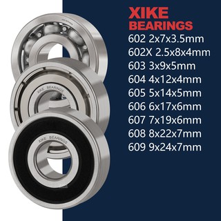XiKe 602 602X 603 604 605 606 607 608 609 2RS / ZZ / Vòng bi rãnh sâu mở