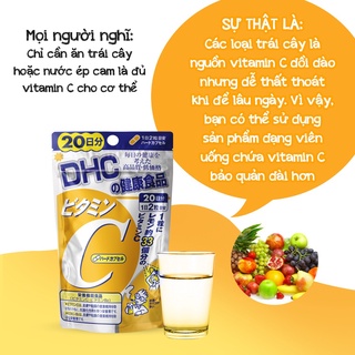 Viên uống DHC Bổ sung Vitamin C Nhật Bản 60/40 viên-1