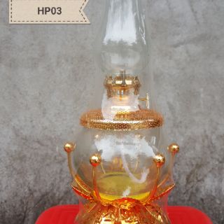 Đèn Dầu Cát Tường Hoa Sen Cao 25cm HP03 HP04 HP02 đèn thờ cúng bày trí ban thờ
