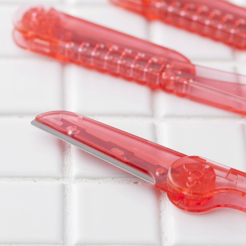 Dao Cạo Lông Mày Cán Gập Kai 01243 - 3P (Set 3 Cây)