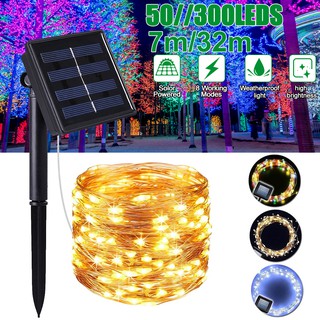 Dây đèn LED năng lượng mặt trời ngoài trời Trang chủ 7M 12M 22M Sân vườn 8 chế độ Dây đèn Cổ tích ngoài trời Chống nước chạy bằng năng lượng mặt trời Tiệc Giáng sinh Đám cưới Trang trí sinh nhật