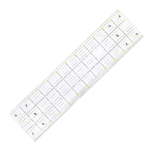EDB * Handmade Chắp Vá Chân Thợ May Quilting Dụng Cụ Chất Liệu Acrylic 60x15cm Chắp Vá Thước Đo Đường May Cân