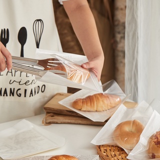 Set 100 Túi Giấy Kraft Đựng Bánh Mì Sandwich Chống Dầu Mỡ