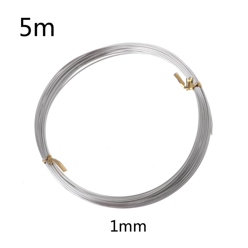 King silver metal aluminium armature wire for diy sculpture arts and craft projects