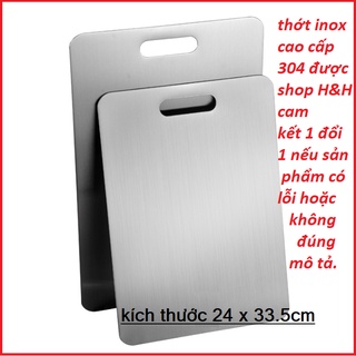 Dụng cụ nhà bếp THỚT INOX 304/316 Chống Nấm Mốc Thép Không Rỉ Thớt Nhà Bếp Gia Đình