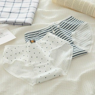 Quần Lót Nữ Cotton Gân Hoạ Tiết Rễ Thương 0126.