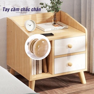 Tủ Đầu Giường Gỗ Mini Nhiều Ngăn FIVO FT30 Phong Cách Châu Âu Sang Trọng, Dễ Dàng Lắp Ráp, Decor Tiện Lợi, Gọn Gàng