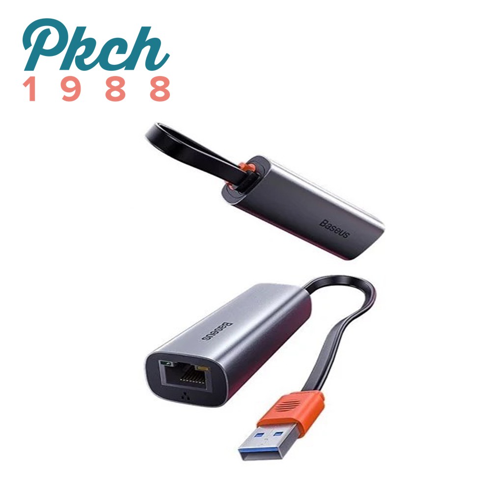 Đầu chuyển cổng USB Type A/Type C sang cổng mạng LAN chính hãng BASEUS ...