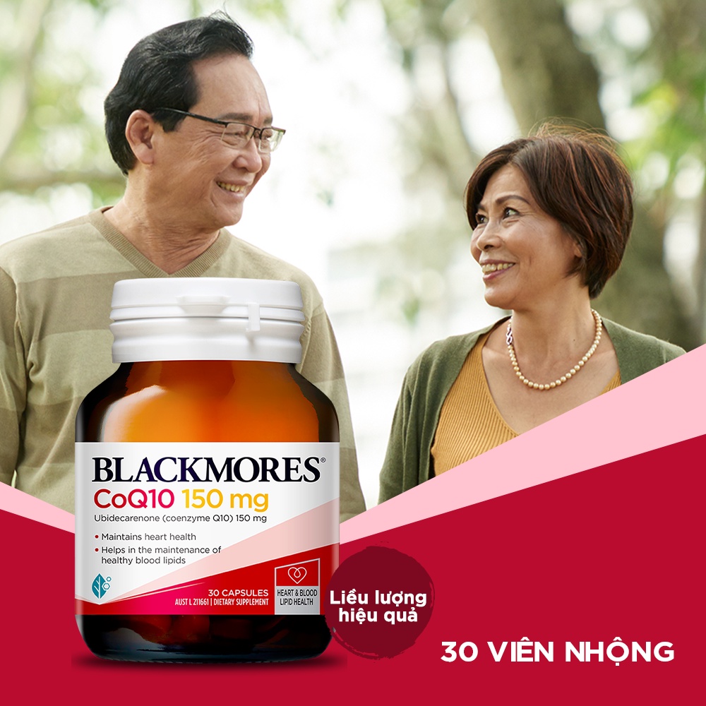 Mô tả Viên Uống Bổ Tim Hỗ Trợ Sức Khỏe Blackmores CoQ10 150mg Lọ 30 Viên - 1