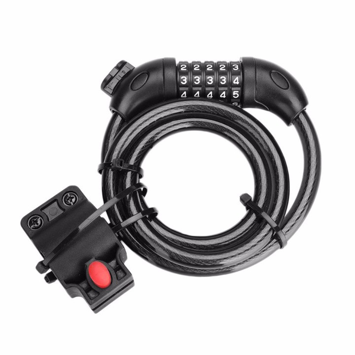Khóa dây 5 số Tonyon cao cấp cho xe đạp
