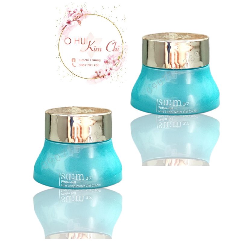 Kem giảm mụn dưỡng da chống nhăn và lão hóa Su:m37 Water-full Timeless Water Gel Cream 10ml