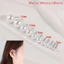 KANGN 5 Cặp / 10 Cặp / 12 Cặp Tai Stud 4mm 5mm 6mm 8mm 10mm 12mm Đám Cưới Đính Hôn Thời Trang Hình Tròn