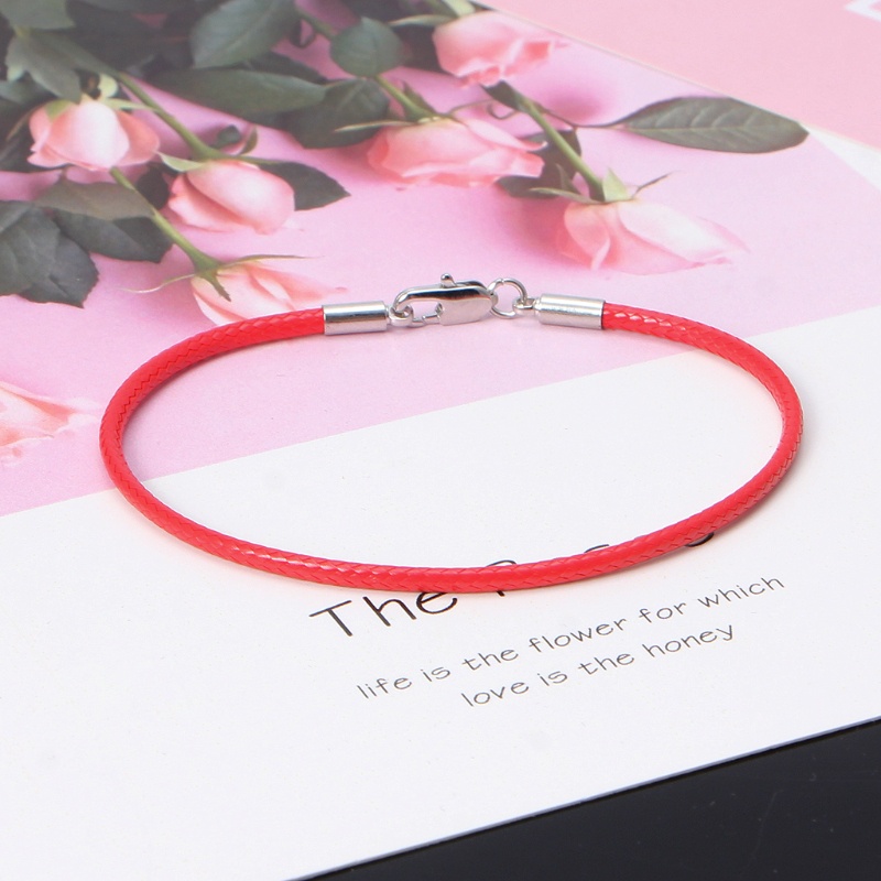 Vòng Tay Da Bện Nhiều Màu coo Mobster clasp