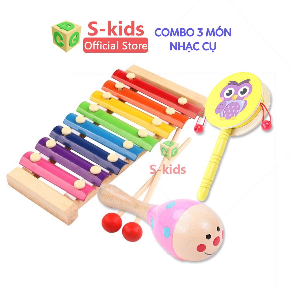 Combo 3 nhạc cụ S-kids
