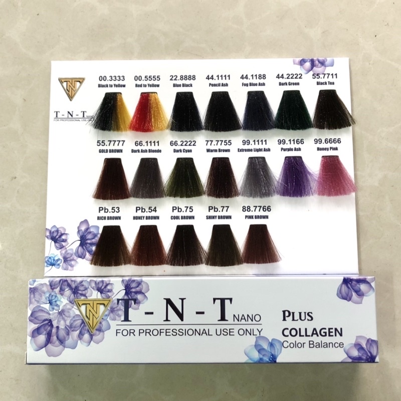 [Thanh lý] THUỐC NHUỘM TÓC THỜI TRANG TRỰC TIẾP CỰC HOT TNT PLUS COLLAGEN 100ML (CHƯA GỒM OXY PHA)