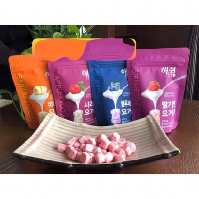 Sữa chua khô cho bé sấy lạnh Haeswim Hàn Quốc cho bé ăn dặm 7m+ hanzomart