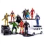 PS1 The Avengers Nhân Vật 10 Cái / bộ Marvel Hero Đồ Chơi Mô Hình Bánh PVC Đồ Trang Trí Xe Người Nhện Người Sắt Anime Quà Tặng Hành Động