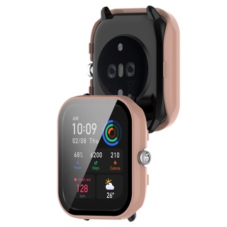 Ốp Bảo Vệ Mặt Đồng Hồ Thông Minh Huami Amazfit GTS 4 mini Bằng PC Cứng Kèm Kính Cường Lực