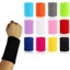 TOPTOOLCX 1 / 2 Chiếc Thể Thao Mồ Hôi Màu Trơn Nẹp Quấn Vệ Sinh Unisex Mềm Mại Thoải Mái Tập Gym Mồ Hôi Dây Đeo Tay